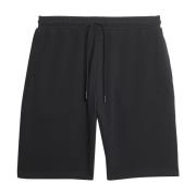 Lyle & Scott Mid Bottoms Superfine Sweatshort Black, Herr