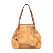 Alviero Martini 1a Classe Shoulder Bags Beige, Dam