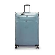 Kipling Expanderbar Spinner Trolley med Fickor Blue, Unisex