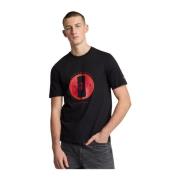 Lyle & Scott SS T-shirts Sporty Thistle Grafisk T-Shirt Black, Herr