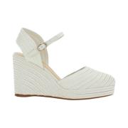 Castañer Vita kilklack sneakers med metallrem White, Dam