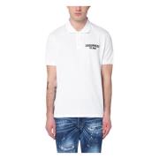 Dsquared2 Polo Tröja Kort Ärm White, Herr