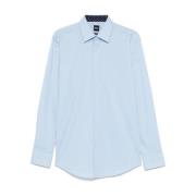 Hugo Boss Ljusblå Button-Up Skjorta Blue, Herr