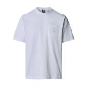 The North Face Avslappnad Ficka T-shirt White, Herr