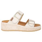 Pikolinos Alzira Dam Sandal - Off White Beige, Dam