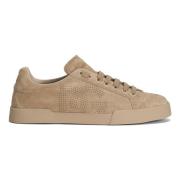 Dolce & Gabbana Platta Sandaler Skor Beige, Herr