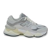 New Balance Grå Läder Sneakers Fw23 Gray, Herr