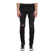 REPRESENT Destroyed Denim Jeans Black, Herr