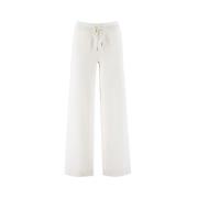 PANICALE Wide Trousers Beige, Dam