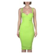 HINNOMINATE Midi Dresses Green, Dam