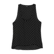 WARDROBE.NYC Sidens Tanktop Black, Dam