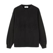 AMBUSH Broderad Crewneck Tap Sko T Black, Herr