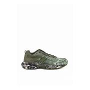 Diesel Camouflage Canvas Sneakers Green, Herr