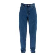 A.P.C. Indigo Wide Leg Jeans Blue, Herr