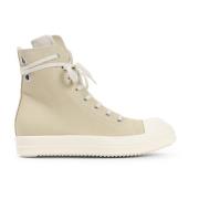 Rick Owens Stiliga Sneakers för Män och Kvinnor Beige, Herr