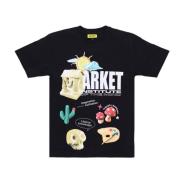 MARKET Mind Institute Herr T-shirt Svart Black, Herr