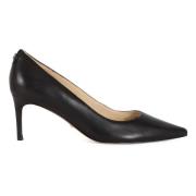 Guess Läder Mellanhöga Pumps Black, Dam