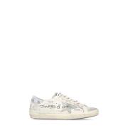 Golden Goose Ivory lädersneakers med stjärndetalj Beige, Herr