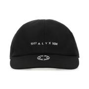 1017 ALYX 9SM Svart bomullsbaseballmössa Black, Herr