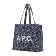 A.P.C. Diane Canvas Shoppingväska Multicolor, Dam