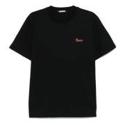 BARROW Svart Basic Tee Shirt Black, Herr