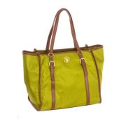 U.S. Polo Assn. Nylon Shopper Väska med Dragkedja Green, Dam