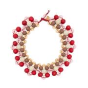 MALIPARMI Kristall Boules Halsband Multicolor, Dam