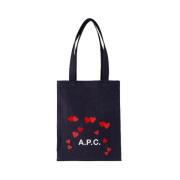 A.P.C. Bomull axelremsvskor Blue, Dam