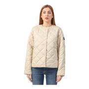 ECOALF Beige Vattenavvisande Jacka Musa Beige, Dam