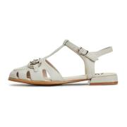 Cesare Gaspari Platta sulor sandaler Aisha - Beige Beige, Dam