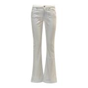 P.A.R.O.S.H. Multifärgad Bomull Ciliegio Jeans White, Dam