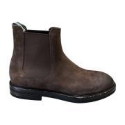 GREEN GEORGE Mocka Chelsea Boot med Vibram-sula Brown, Herr