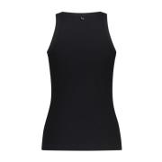 RICH & ROYAL Sleeveless Tops Black, Dam