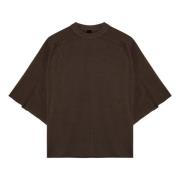 ENTIRE STUDIOS Kortärmad rund hals T-shirt Brown, Herr