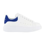 Alexander McQueen Oversized Sneaker Vit/Blå Stilren White, Dam