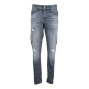 Dondup George Jeans med knappar Gray, Herr