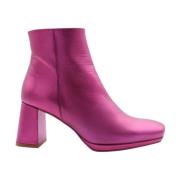 CTWLK. Heeled Boots Pink, Dam