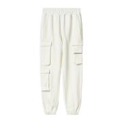 HINNOMINATE Cargo Byxor Off White Beige, Dam