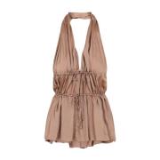 Dries Van Noten Ceana Top Brown, Dam