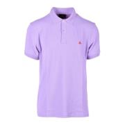 Peuterey Stilig Polo Skjorta med Elastan Purple, Herr