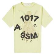 1017 ALYX 9SM Avslappnad Bomull T-shirt Yellow, Herr