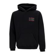 IUTER Svart Skull Hoodie Långärmad Sweatshirt Black, Herr