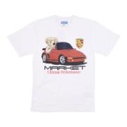 MARKET Bear Tee Vit T-shirt White, Herr