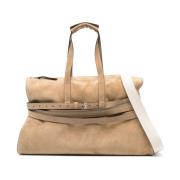 Moschino Beige Topp Handtag Axelväska Beige, Herr