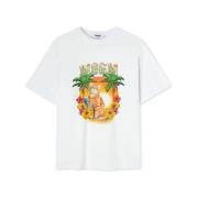 MSGM T-Shirts White, Dam