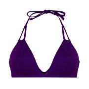 ERES Triangel präglad bikinitopp Purple, Dam