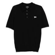 A.P.C. Svart Polo Gregorio Skjorta Black, Herr