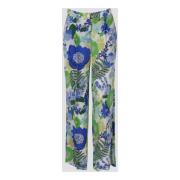 P.A.R.O.S.H. Wide Trousers Blue, Dam