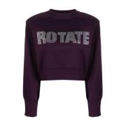 ROTATE Birger Christensen Sweatshirt Purple, Dam