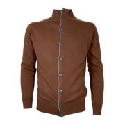 CASHMERE COMPANY Lyxig Brun Cashmere Kofta Brown, Herr